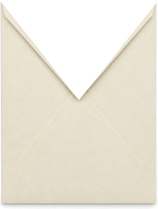 Sobre de papel de algodón
